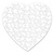 Puzzle Herz, 19x19cm, 2mm, 75 Teile, für Sublimation (10 Stk./Pak.) SU457