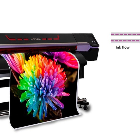 Mimaki UCJV330-160 UV-LED Print & Cut Plotter inkl. Standfuß, Medienzuführung, Netzkabel, Bedienerhandbuch und Rasterlink Software