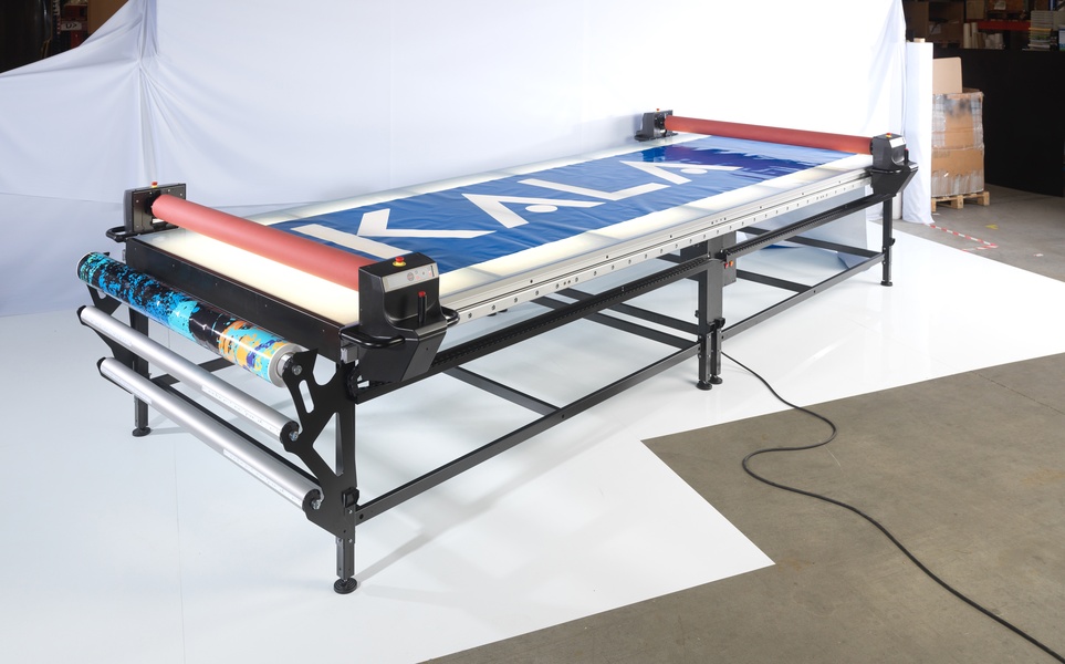 Applikator 440x170cm, Glas mit LED Licht