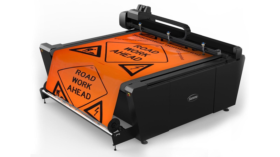 Summa F3220-22 Schneideplotter Standfuß, Netzkabel, Schnittstellenkabel, Messer, Bedienerhandbuch