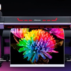 Mimaki UCJV330-160 UV-LED Print & Cut Plotter inkl. Standfuß, Medienzuführung, Netzkabel, Bedienerhandbuch und Rasterlink Software